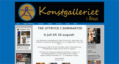 Desktop Screenshot of konstgallerietiahus.se